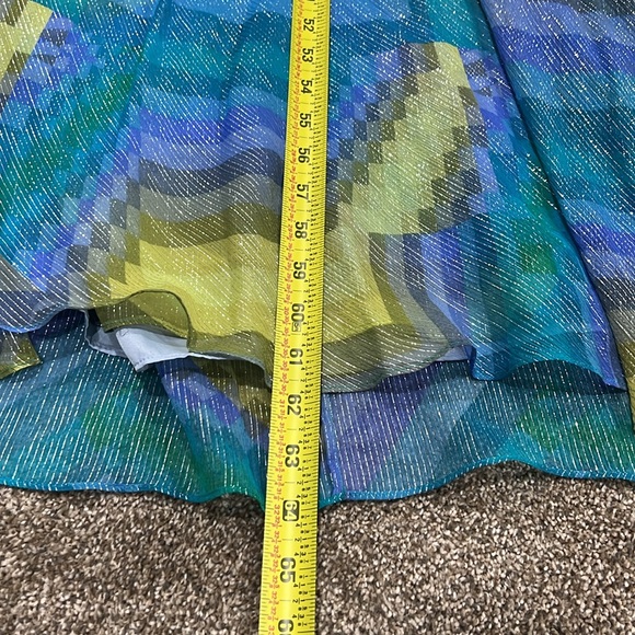 BCBGMaxAzria Multicolor Maxi Dress - Picture 10 of 10